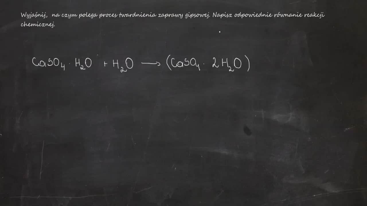 Na czym polega twardnienie zaprawy gipsowej i jak to wpływa na trwałość?