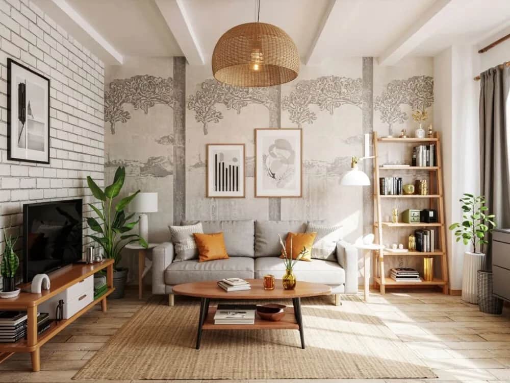 Jaką tapetę wybrać do cegły, by nie przytłoczyć wnętrza?